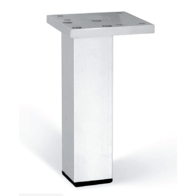 3-15/16" (100 mm) Contemporary Furniture Leg Satin Aluminum